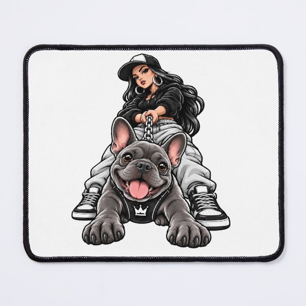 Item preview, Graffiti girl french bulldog designed and sold by Doggydog741.