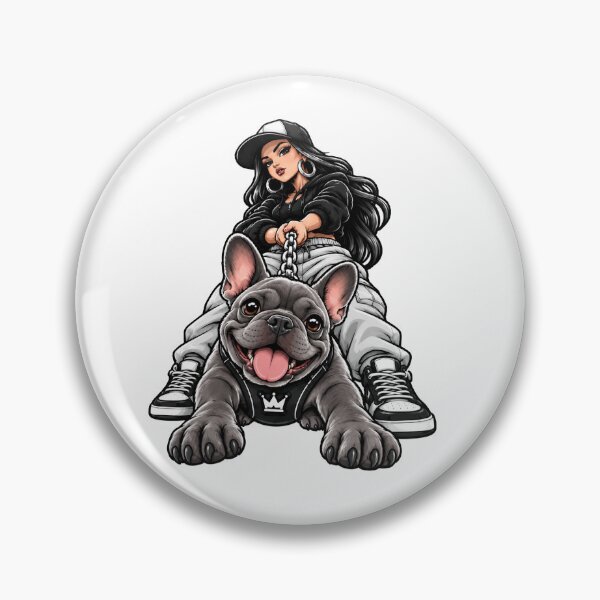 Item preview, Graffiti girl french bulldog designed and sold by Doggydog741.