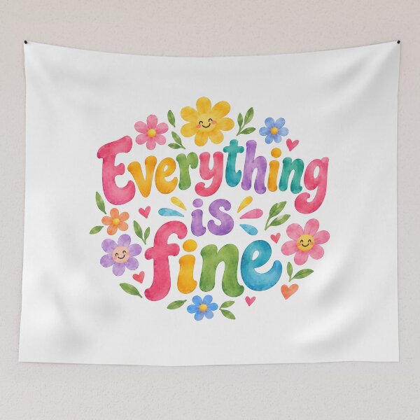 Item preview, Everything is fine designed and sold by nimmitrends.