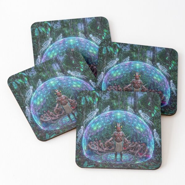 Item preview, Visionary Eye — Shamanic Visionary Art | Spirituality and Consciousness · Sacred Threshold designed and sold by RoninGangStudio.