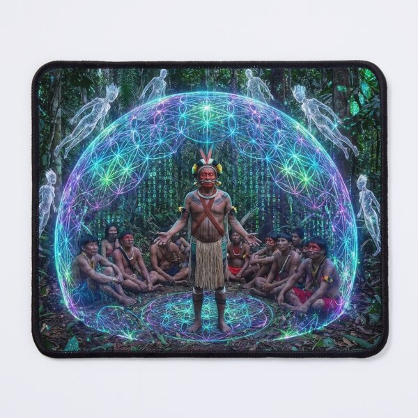 Item preview, Visionary Eye — Shamanic Visionary Art | Spirituality and Consciousness · Sacred Threshold designed and sold by RoninGangStudio.