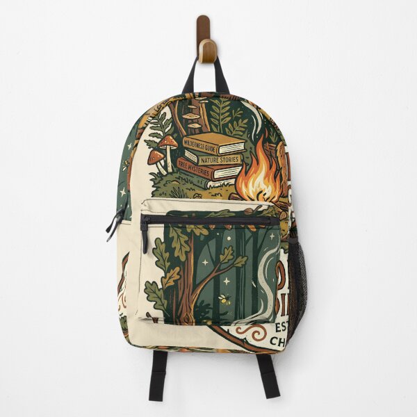Item preview, Woodland Reading Club Bear – Forest Book Lover Campfire Design designed and sold by Origamoart.