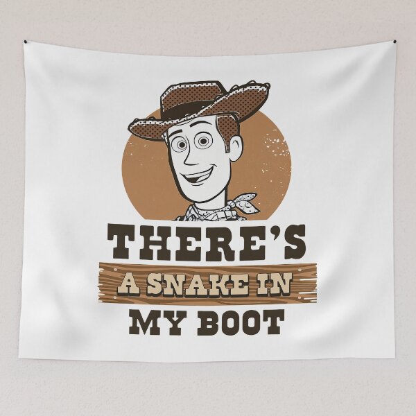 Item preview, Woody Story Snake In My Boot Cowboy designed and sold by TwolipfweddyTM.