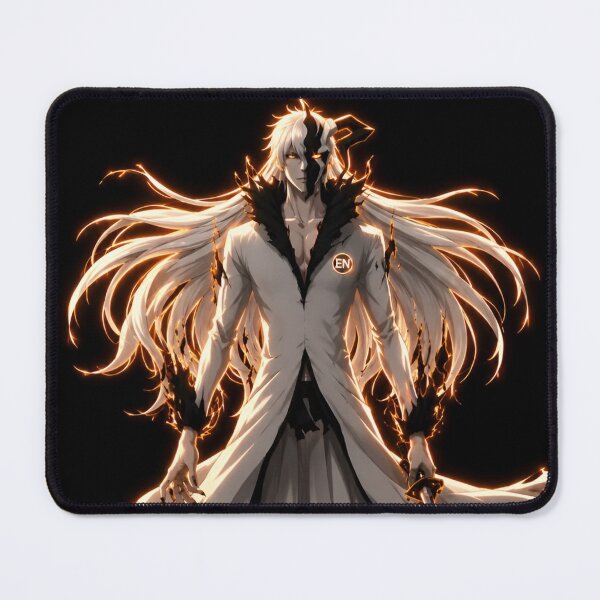 Item preview, Dark Fantasy White Haired Warrior – Divine Flame Anime Warrior designed and sold by Dyan4.