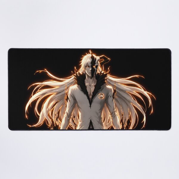 Item preview, Dark Fantasy White Haired Warrior – Divine Flame Anime Warrior designed and sold by Dyan4.
