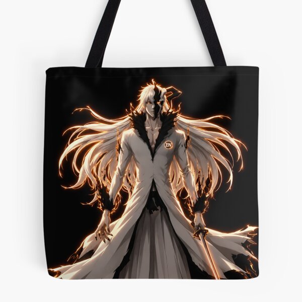 Item preview, Dark Fantasy White Haired Warrior – Divine Flame Anime Warrior designed and sold by Dyan4.