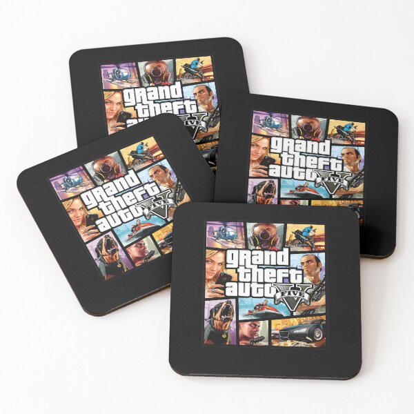 Item preview, Grandd Theft Auto V Collage  designed and sold by PillowPaws.
