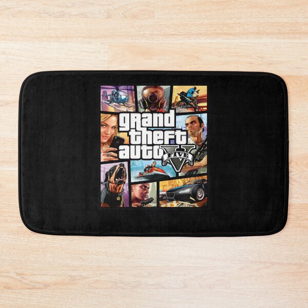 Item preview, Grandd Theft Auto V Collage  designed and sold by PillowPaws.
