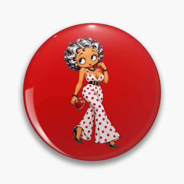 Item preview, Betty Boop In My Prime – Polka Dot Retro Glamour designed and sold by Artbyminga.