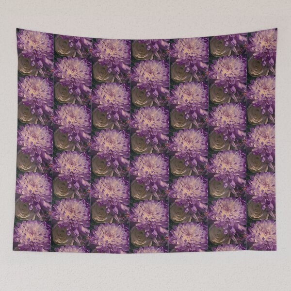 Item preview, Purple and White Flowers designed and sold by ArtsyAera.