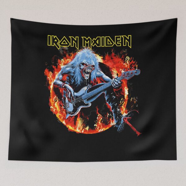 Item preview, Maiden Eddie Bass Fire designed and sold by Rafiqrafisqy.