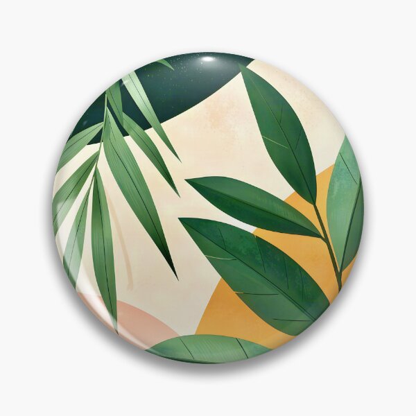 Item preview, Boho Terracotta Geometric Leaf Relief designed and sold by Vicky Brago-Mitchell®.
