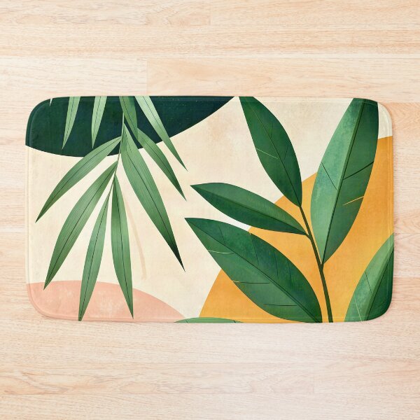 Item preview, Boho Terracotta Geometric Leaf Relief designed and sold by Vicky Brago-Mitchell®.