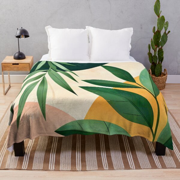 Item preview, Boho Terracotta Geometric Leaf Relief designed and sold by Vicky Brago-Mitchell®.