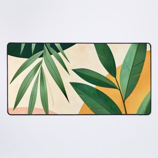 Item preview, Boho Terracotta Geometric Leaf Relief designed and sold by Vicky Brago-Mitchell®.