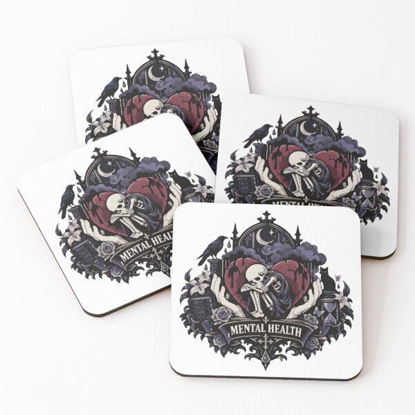 Item preview, Mental Health Gothic Street Brand Badge Illustration designed and sold by medicalkinoko.