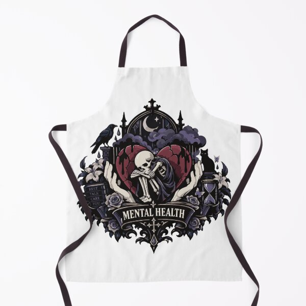Item preview, Mental Health Gothic Street Brand Badge Illustration designed and sold by medicalkinoko.