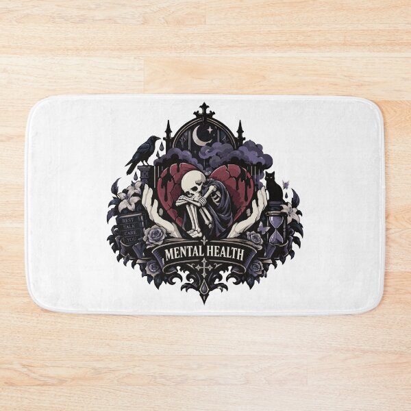 Item preview, Mental Health Gothic Street Brand Badge Illustration designed and sold by medicalkinoko.