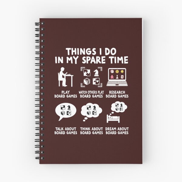 Item preview, Things I Do In My Spare Time Board Game designed and sold by DominicFagundes.