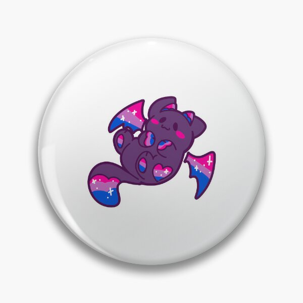 Item preview, Bi Pride Kitty (Demon) designed and sold by ameerbe-rnstein.