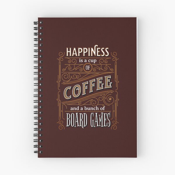 Item preview,  Happiness Is Coffee And Board Games - Vintage Vibes designed and sold by DominicFagundes.