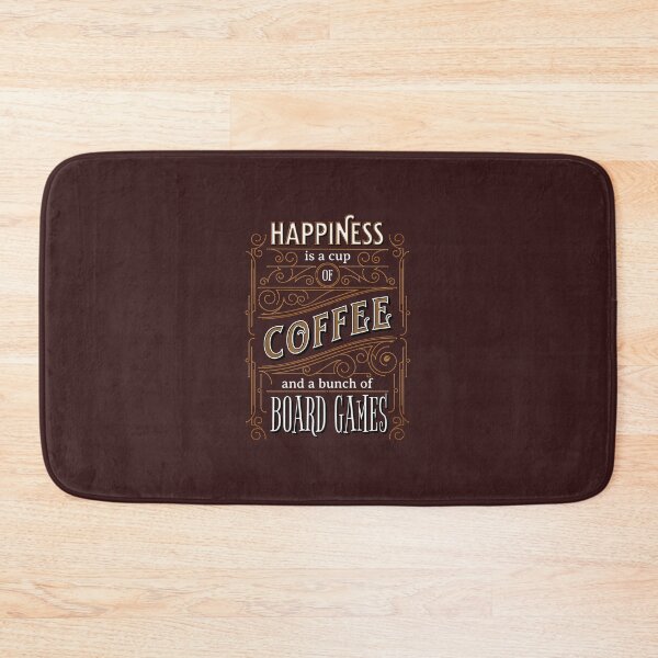 Item preview,  Happiness Is Coffee And Board Games - Vintage Vibes designed and sold by DominicFagundes.