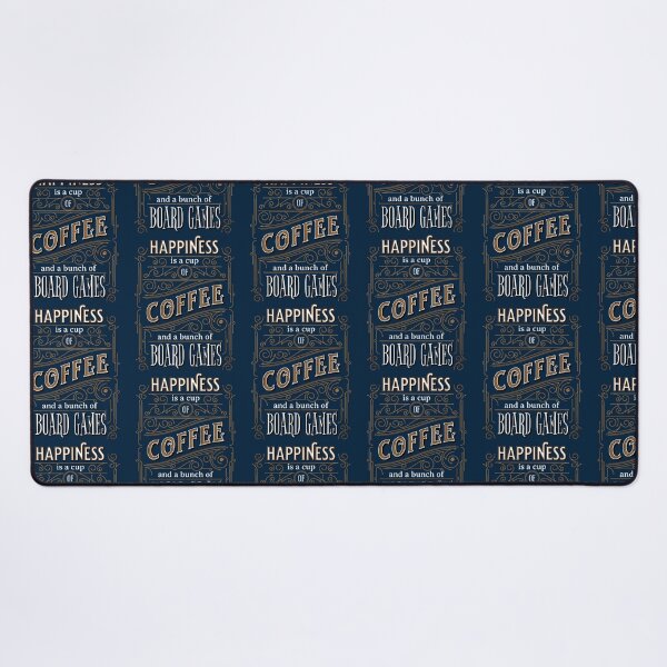 Item preview,  Happiness Is Coffee And Board Games - Vintage Vibes designed and sold by DominicFagundes.
