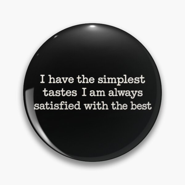 Item preview, Simple Tastes, High Standards designed and sold by Quote Gallery.
