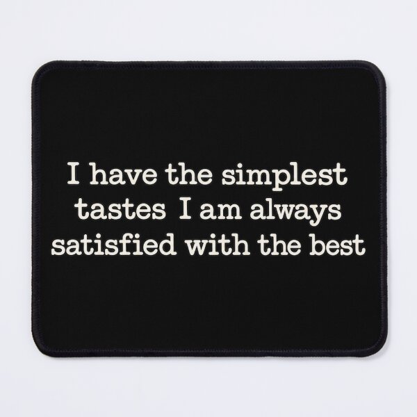 Item preview, Simple Tastes, High Standards designed and sold by Quote Gallery.