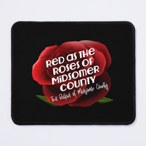 Item preview, Roses of Midsomer County II (on Black) designed and sold by PawsitiveMum3.