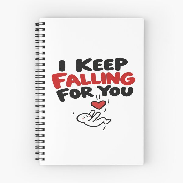 Item preview, I Keep Falling for You – Cute Romantic Love Quote Design designed and sold by Lovestickerco.