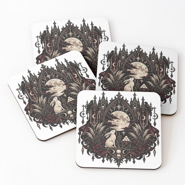 Item preview, Gothic Harvest Moon Badge Illustration designed and sold by medicalkinoko.