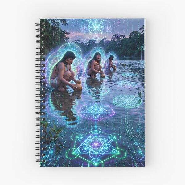 Item preview, The Journey of the Spirit · Shamanic Journey | Sacred Visionary Psychedelia · Ancestral Code designed and sold by RoninGangStudio.