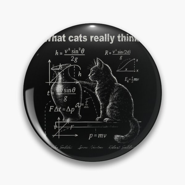 Item preview, Funny Cat Physics Humor Design What Cats Really Think designed and sold by serialcarachts.