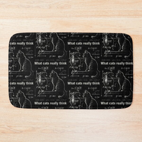 Item preview, Funny Cat Physics Humor Design What Cats Really Think designed and sold by serialcarachts.
