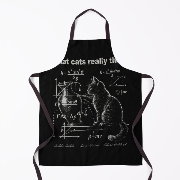 Item preview, Funny Cat Physics Humor Design What Cats Really Think designed and sold by serialcarachts.