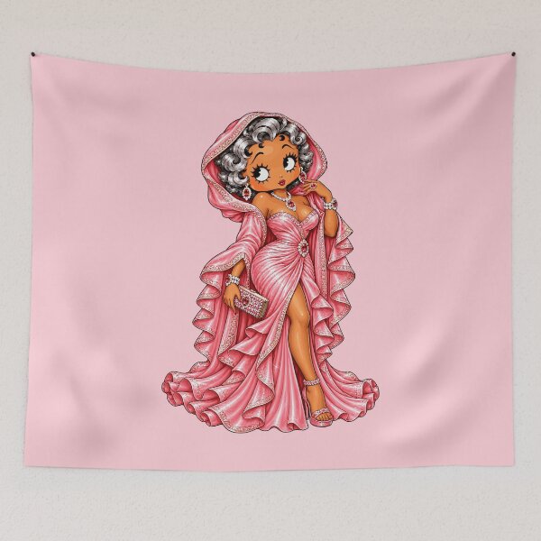 Item preview, Betty Boop In My Prime – Pink Hooded Glamour designed and sold by Artbyminga.