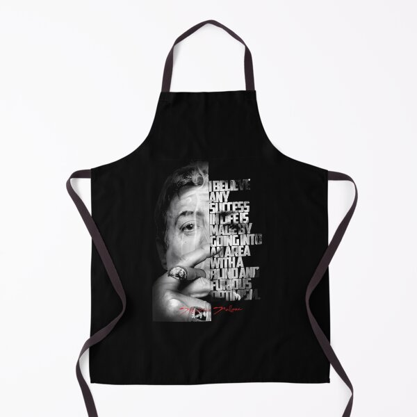 Item preview, Black And White Sylvester Stallone Quote designed and sold by trinidad-shizue.