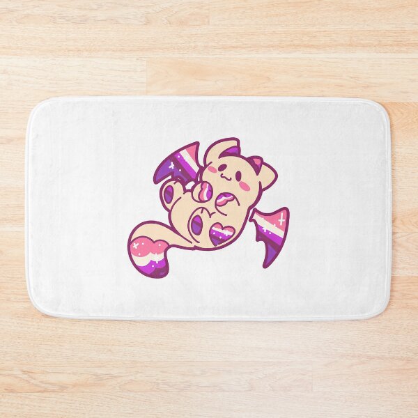 Item preview, Genderfluid Pride Kitty (Demon) designed and sold by ameerbe-rnstein.