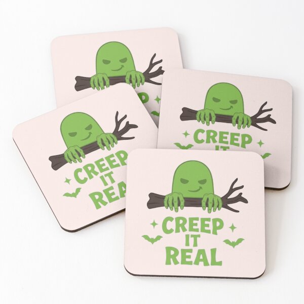 Item preview, Creep It Real Funny Cute Halloween Ghost Pun designed and sold by ANJ Creative Designs.