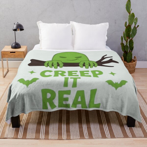 Item preview, Creep It Real Funny Cute Halloween Ghost Pun designed and sold by ANJ Creative Designs.