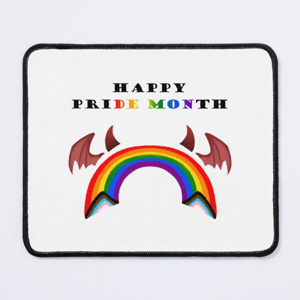 Item preview, Happy Pride Month Cute Demon Pride Rainbow designed and sold by ameerbe-rnstein.