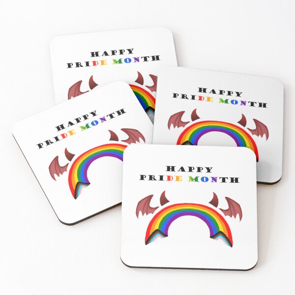 Item preview, Happy Pride Month  Cute Demon Pride Rainbow designed and sold by ameerbe-rnstein.