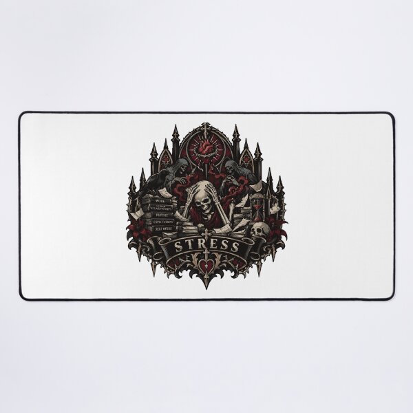 Item preview, Stress Badge Illustration designed and sold by medicalkinoko.