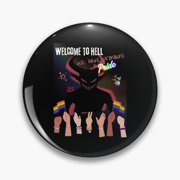 Item preview, Hell  Pronouns designed and sold by ameerbe-rnstein.