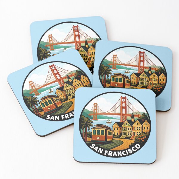Item preview, San Francisco, California - Golden Gate Bridge designed and sold by Myra365Art.