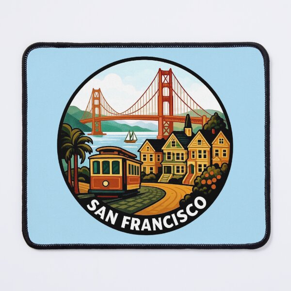 Item preview, San Francisco, California - Golden Gate Bridge designed and sold by Myra365Art.