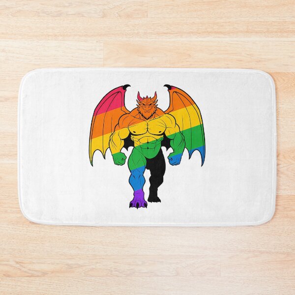 Item preview, Muscular Dragon Lgbtq Pride Scalie designed and sold by ameerbe-rnstein.