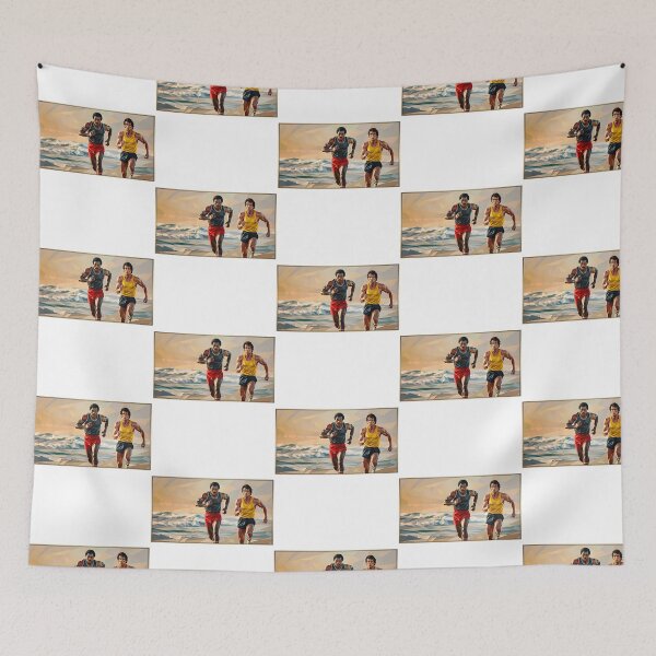 Item preview, Eye Of The Tiger Beach Sprint Geometric Art designed and sold by trinidad-shizue.