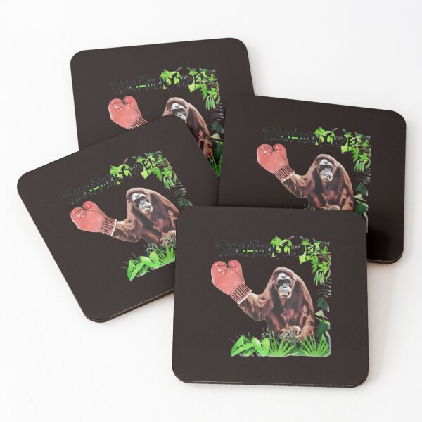Item preview, Right Turn Clyde Orangutan Boxing Quote designed and sold by HEEIKA-ART.